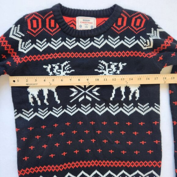 Cute Ugly Christmas Sweater Reindeer Snowflake Holiday Festive Winter Cozycore S - Picture 7 of 9